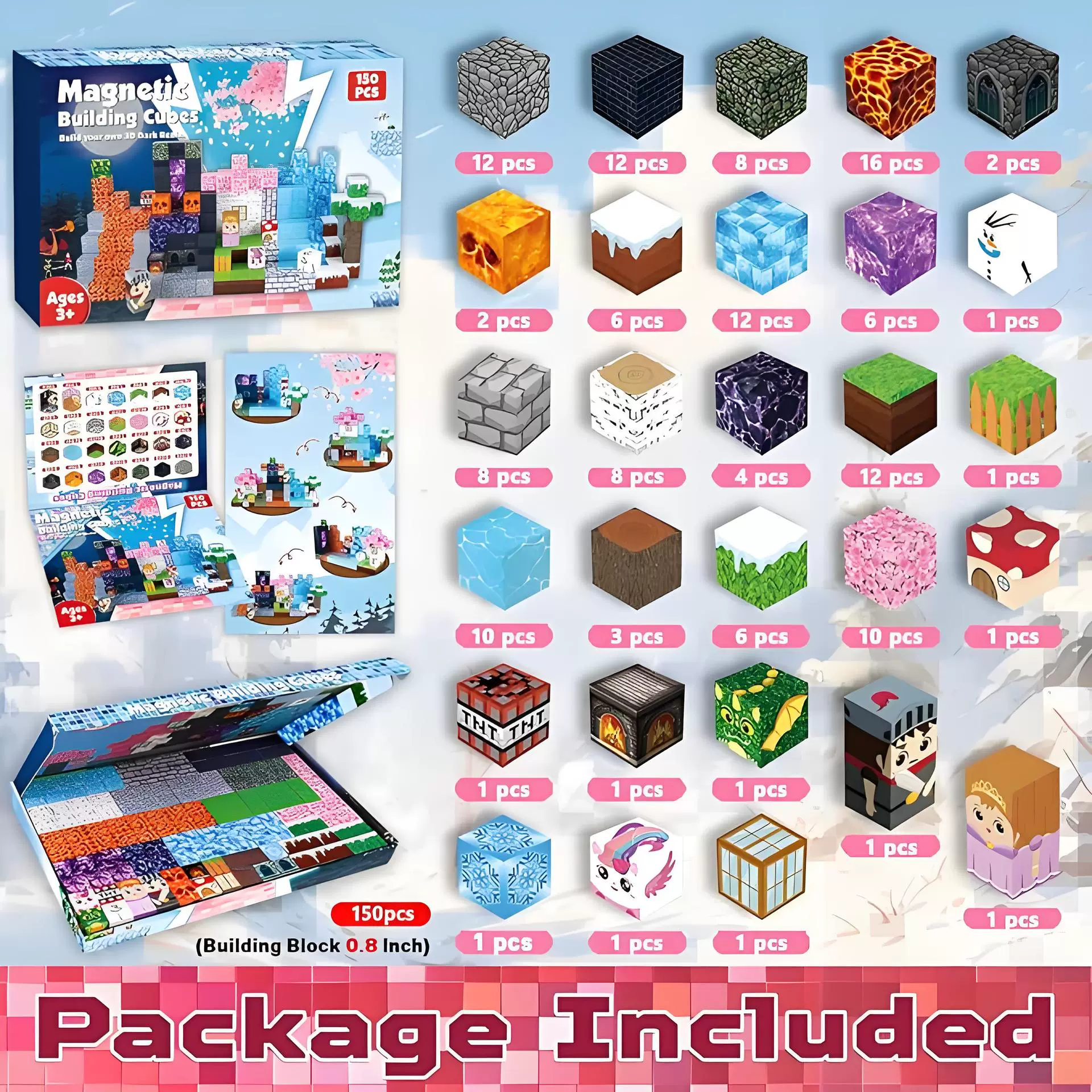 Магнитный конструктор, игрушка, Amazon, импорт, новая коллекция