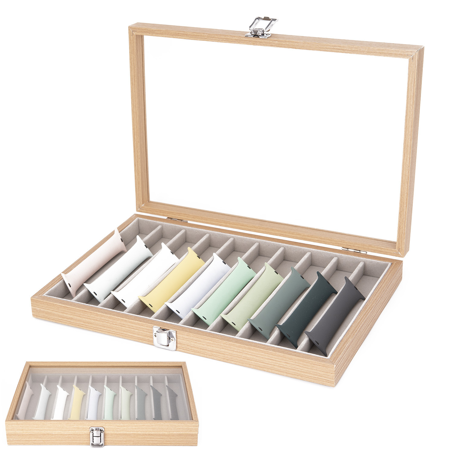 スマート腕時計8格10格アップルバンド収納ケース時計バンド展示ケース真珠ネックレス収納ケースアクセサリーケース