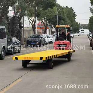 Large Trailer Set Tool Cargo Transport Flatbed Ton Four-Wheel Fence Trailer **