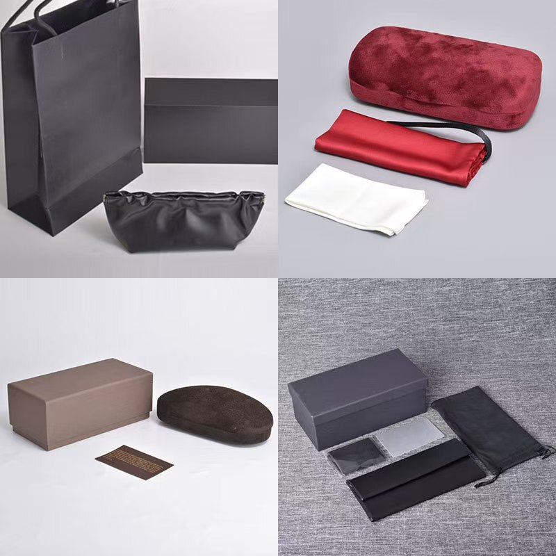 Ancient Original Folding Leather Myopia Sunglasses Anti-compression New High-end Fashion high quality suit Glasses Box