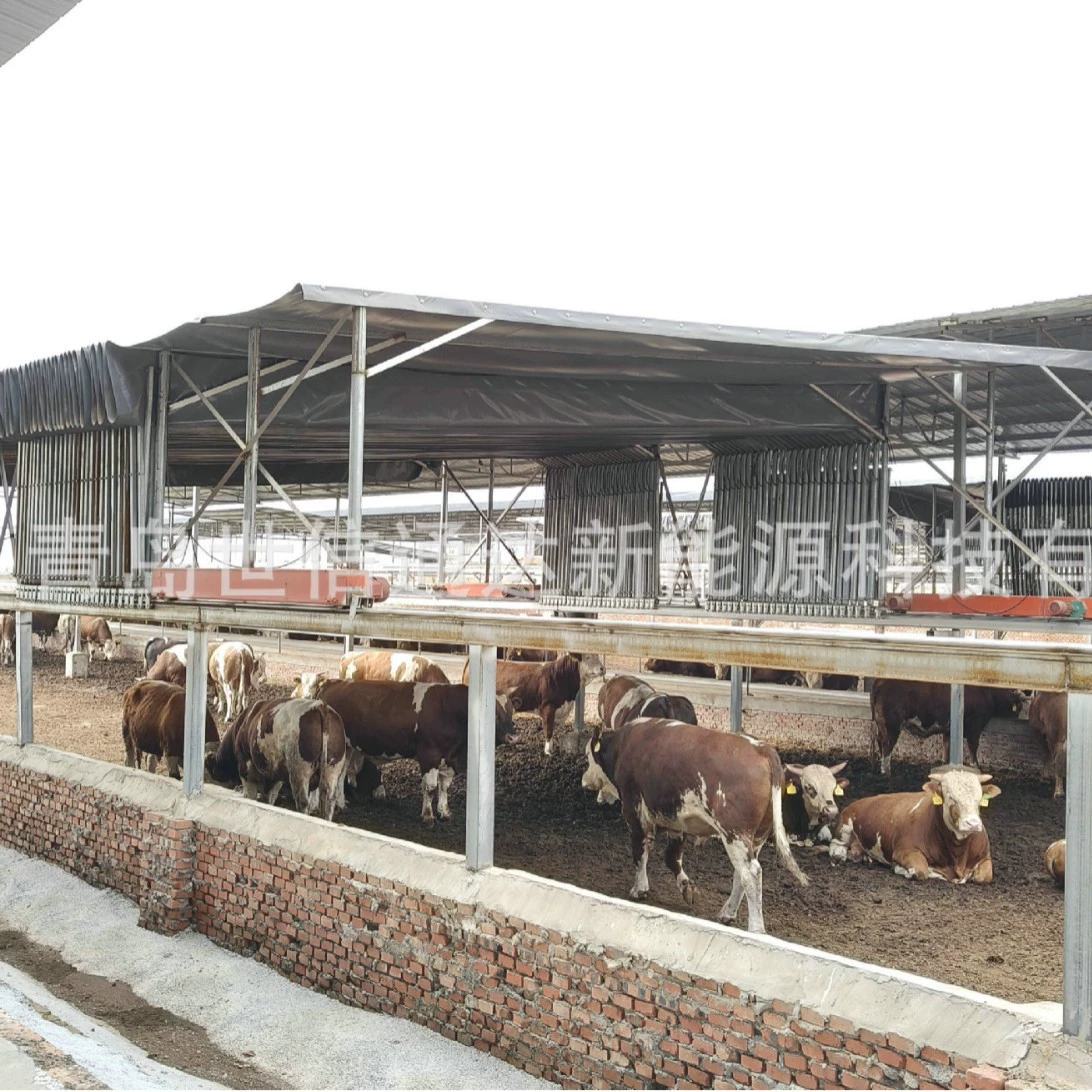 Раздвижные тенты для коровников из ПЭ, прямые поставки от производителя, гарантия качества, оптовая покупка по лучшей цене