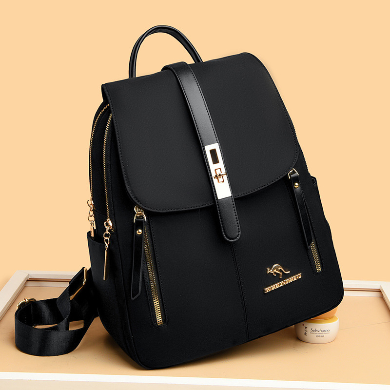 Backpack Women's 2024 New Korean Style Simple Fashion Women's Backpack Commuter All-match Large Capacity Shoulder Casual Bag