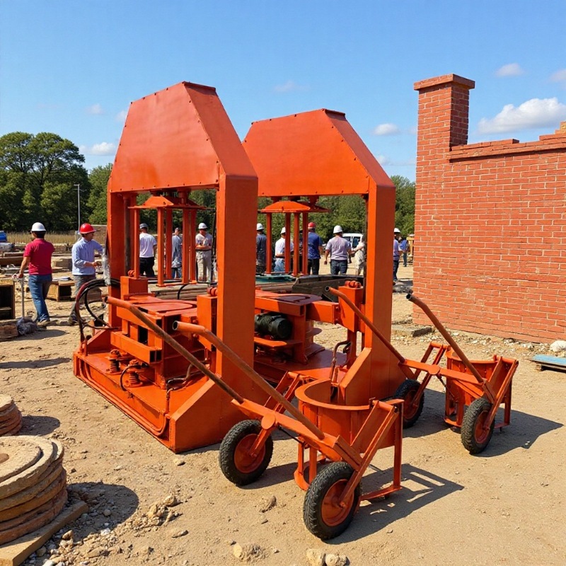 混凝土U型槽成型机U型渠预制成型机排水道路用 全自动U型槽成型机