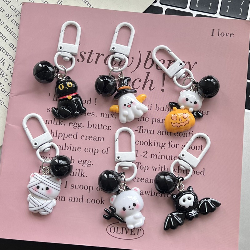 Dark Saints Devil Animal Photo Frame Keychain Ins Sweet Girl Heart Fun Schoolbag Pendant Jewelry Girlfriend