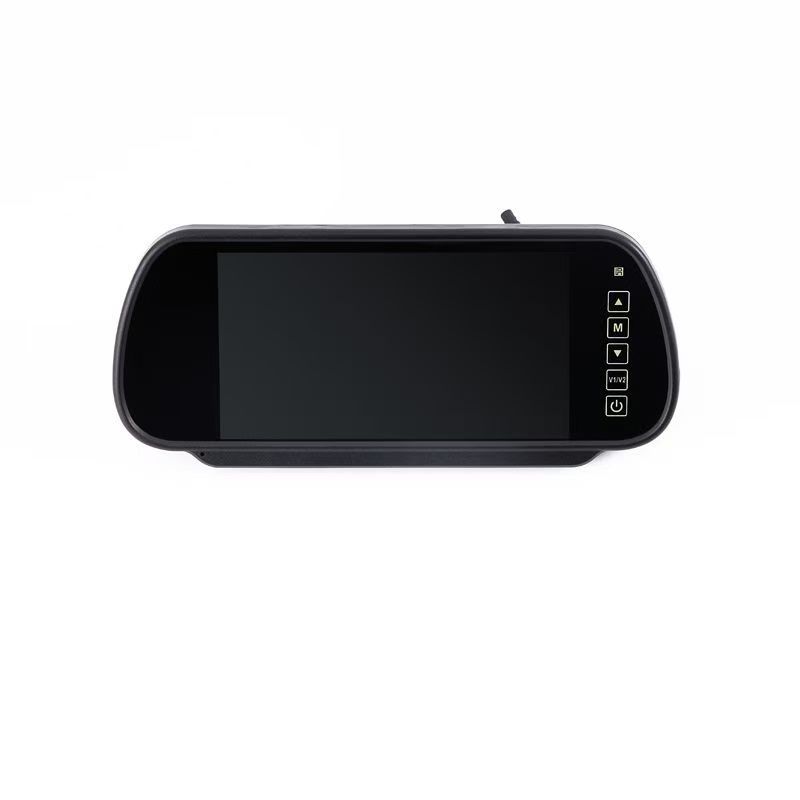 7inch Hd Rearview Mirror Type Truck Reversing Camera 12V24 Harvester Truck and Bus In-Car Display Hd Night Vision