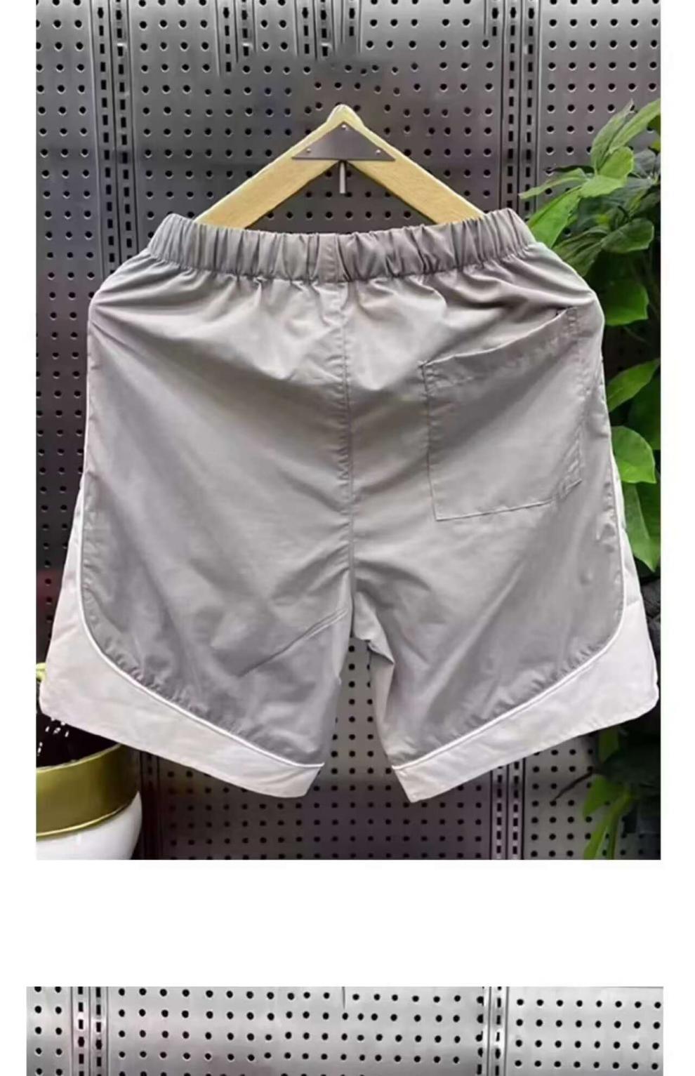 Men's Clothing Men's Trendy Casual Embroidered Shorts Patchwork Five Point Outdoor Sports Beach Pants Loose Fit_viptrois.com