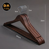 Wooden non-slip hanger from natural wood, clothing home use, wholesale