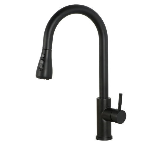 304 stainless steel kitchen faucet household universal rotating pull-out washbasin sink hot and cold splash-proof faucet