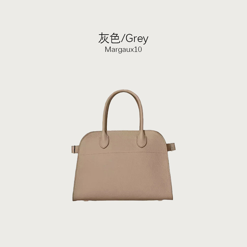 TheRow Tote, Margaux 15, bolso de cuero de seda de alta calidad, bolso de gran capacidad, bolso de viaje, bolso de mano