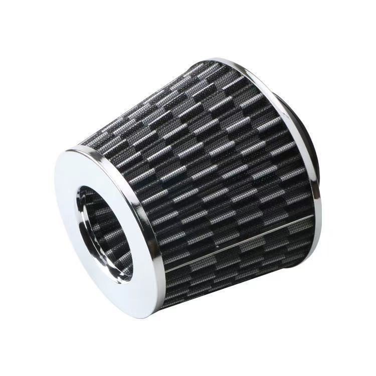 Car modified 76mm large flow air filter modified mushroom head filter winter mushroom head exhaust gas filter