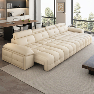 Q1 Lawrence Electric Sofa Function Living Room Adjustable Retractable Sleepable Straight Row Double or Three Seats New