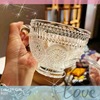Retro relief Sunflower glass glass water cup Water cup wholesale fruit cup house cup living room high -value cup
