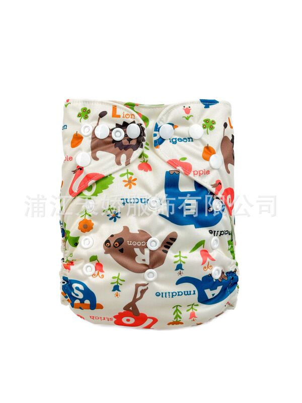 メーカークロスボーダー赤ちゃんおむつ洗える尿不湿通気性プリントトレーニングパンツcloth diaper|undefined