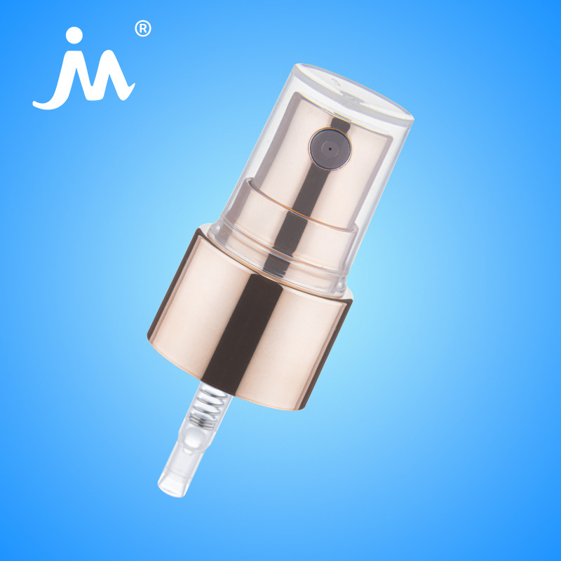 余姚厂家供应化妆品喷雾瓶瓶喷头香水瓶分装喷头电化铝按压喷雾泵