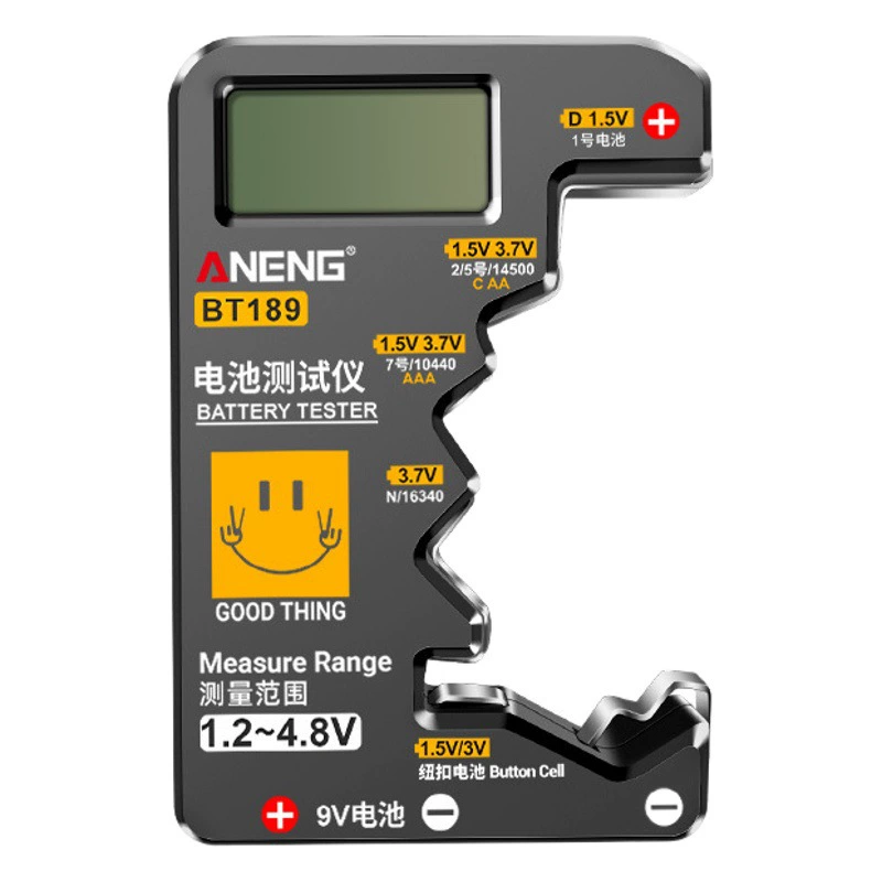 Тестер батарей ANENG Детектор уровня заряда батареи Дисплей напряжения батареи Детектор остаточной мощности