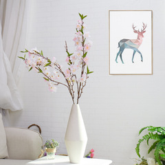 樹藤條花藤桃花枝塑料花新年裝飾乾花室內假花仿真櫻花枝婚慶櫻花