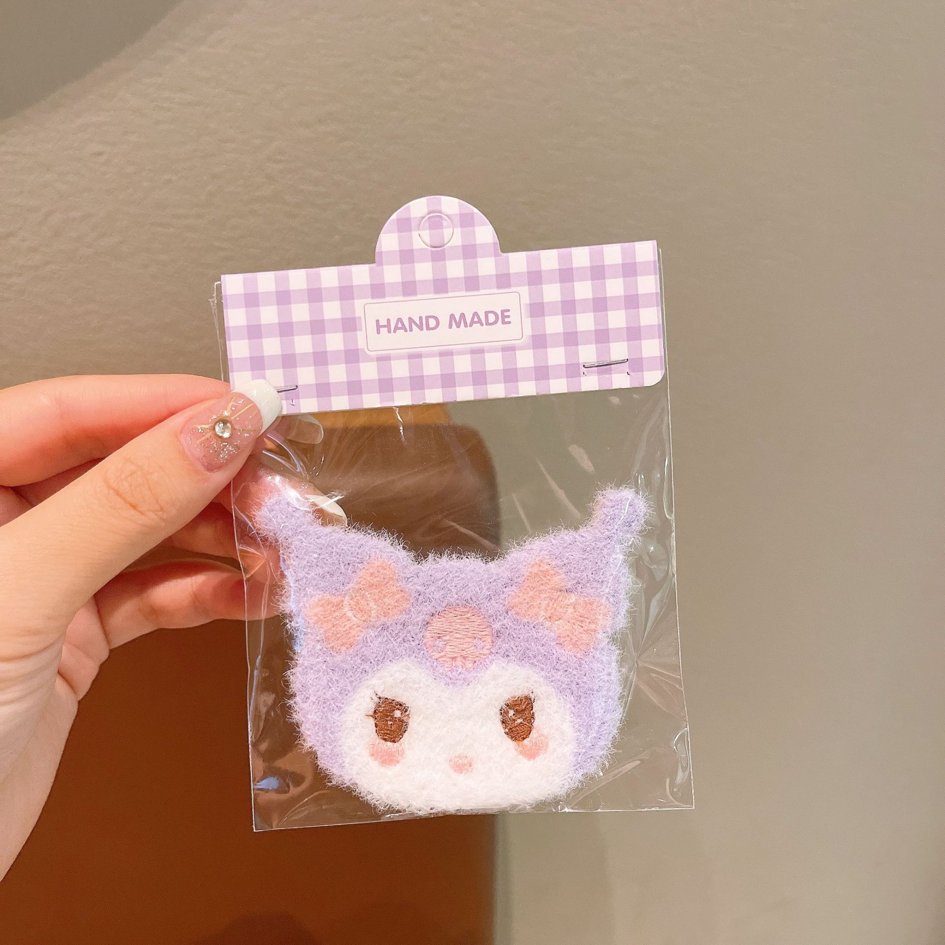 Nuevos clips para el pelo para niños Sanlio Capibara Kitty felinos peluche animación animal de dibujos animados de cabello para niñas