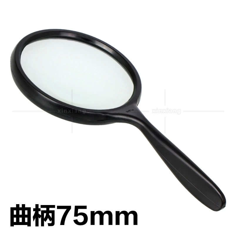 75 мм Ручная Лупа с рукояткой пожилые родители старейшины чтение газеты антикварная каллиграфия и коллекция живописи идентификация 86043