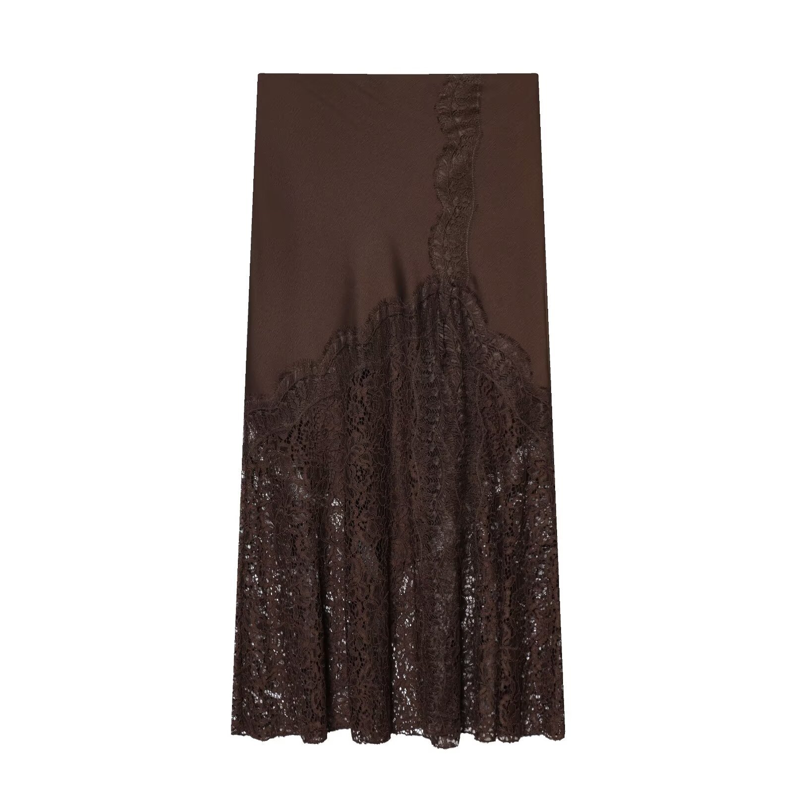 fashionable demi-season elegant lace skirt