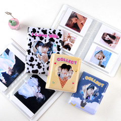 Wholesale supply of INS hollow 3-inch mini photo album plug-in PP photo album business card album