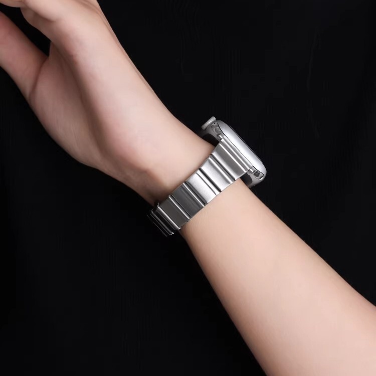 Suitable for Apple Watch Metal Strap Watch Band Iwatch9Se Small Waist Chain-Style Smart Watch Band