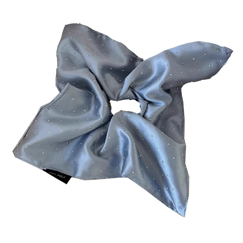 Corea del Sur Satin Star Big intestino anillo de cabello correa de cabello femenina de color sólido de alta calidad cuerdas de cabello correa de cabello