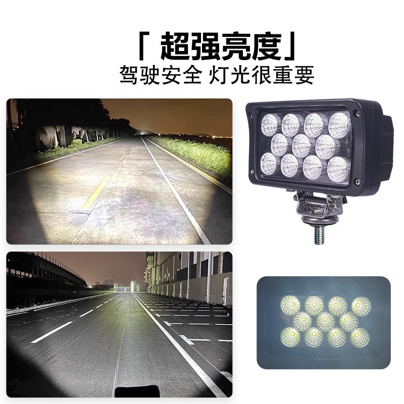 lámpara eléctrica super brillante led faro de motocicleta luz de foco luz de luz alta lente externa pavimentación lámpara auxiliar de modificación image 3