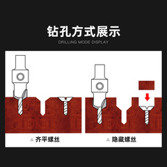 Woodworking countersink drill, plastic board countersink drill, screw hole countersink drill, chamfer step drill, taper hole drill