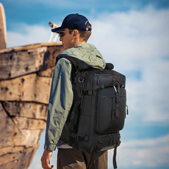 クロスボーダー男性登山ハイキングバックパック大容量アウトドア防水耐摩耗性通気多層収納コンピュータバックパック