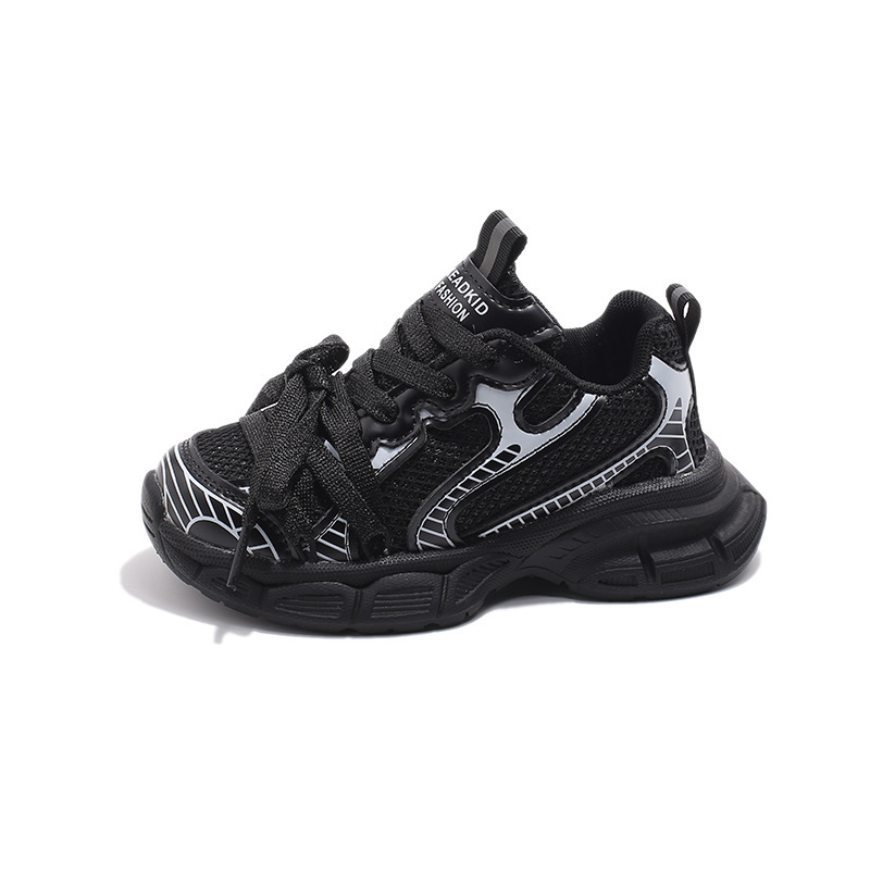 Girls' breathable mesh sneakers Boys' casual running shoes_voghion.com