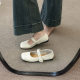 Fashion Gentle Evening Shoes Mary Jane Women's Shoes New Spring and Summer French Comfortable Skirt Small Leather Shoes