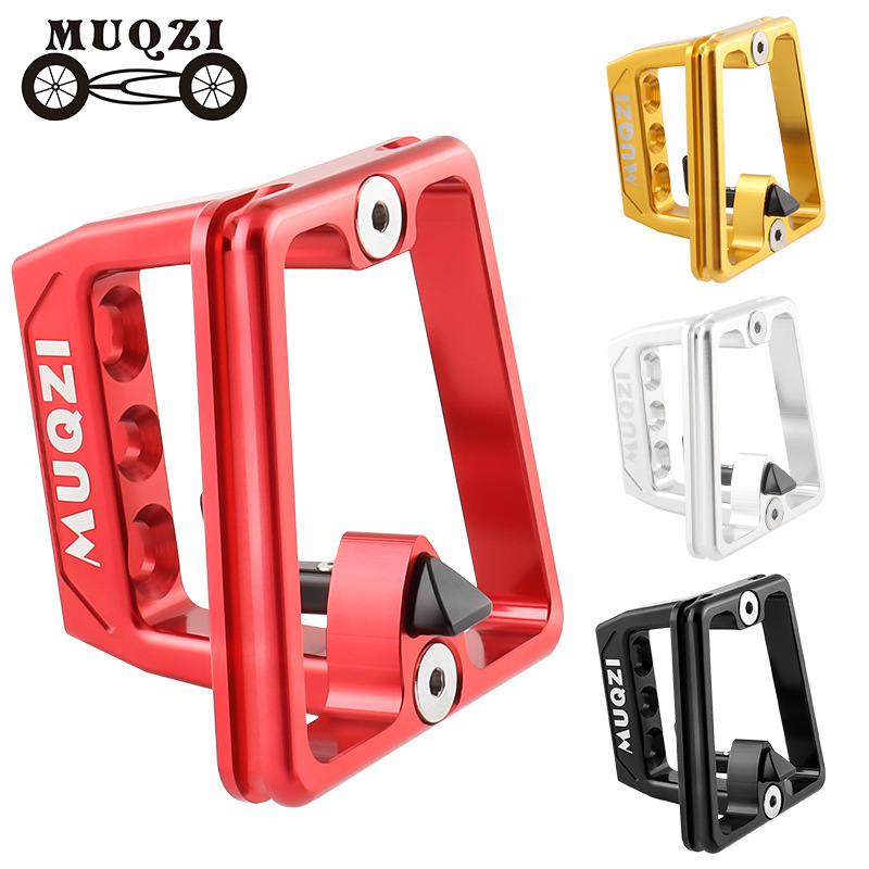 MUQZI suitable for small cloth folding car Front shelf mounting seat 3-hole split pig nose holder Front Carrie MUQZI suitable for small cloth folding car Front shelf mounting seat 3-hole split pig nose holder Front Carrie