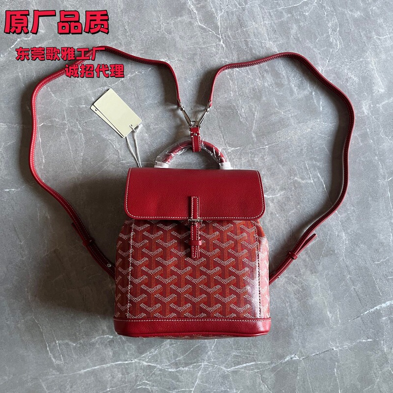 Original Goyard Alpin Mini Backpack Flip Mini Satchel Shoulder Crossbody Bag Backpack for Women