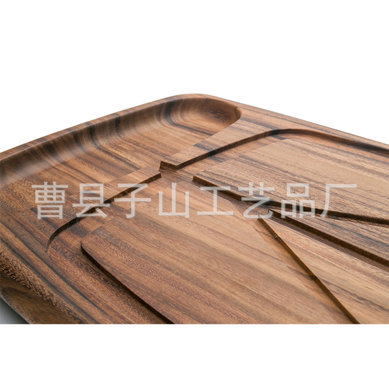 Tabla de cortar de carne de nogal negro, madera entera, corte de frutas, pan japonés, bandeja de tostadas, plato de comedor, tabla de cortar para el hogar