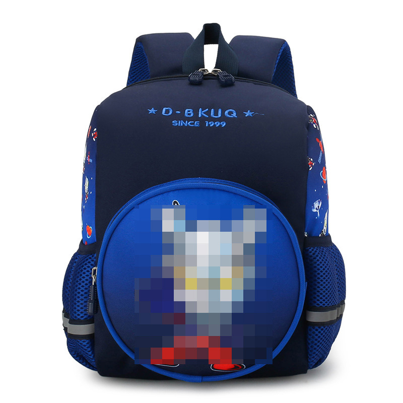 Mochila infantil bonita de dibujos animados de anime para guardería, mochila escolar ligera para bebés para reducir la carga, adecuada para clases grandes, medianas y pequeñas, exportación.