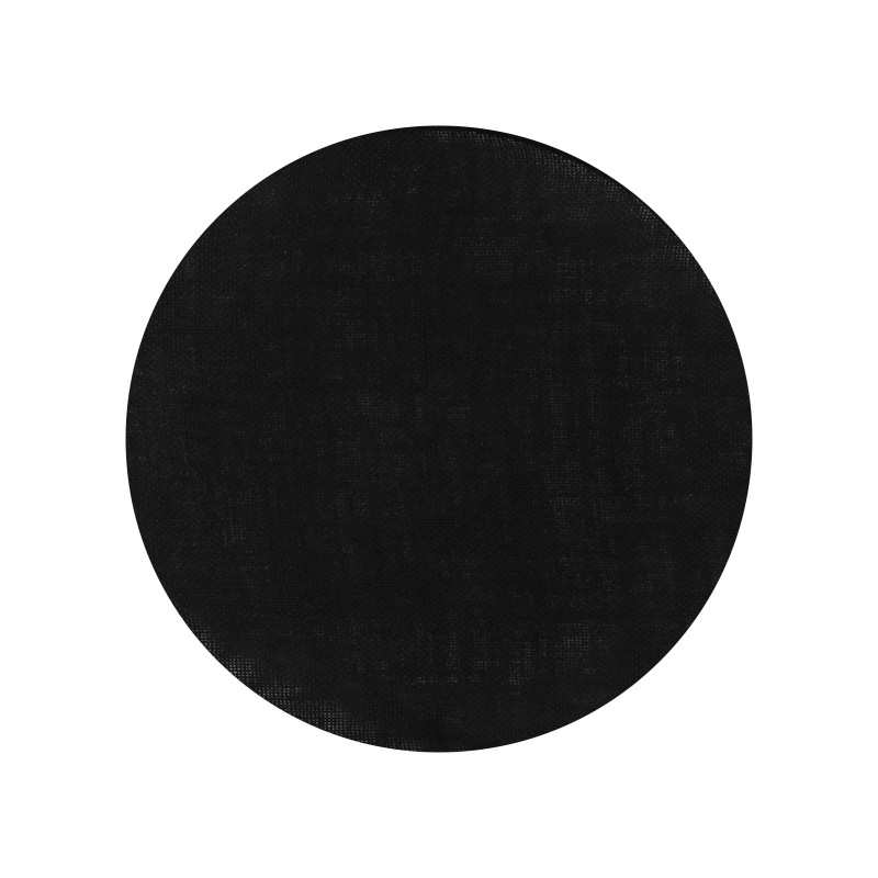 Navidad color transfronterizo mesa de comedor esteras de decoración de material yute esteras de comedor occidentales pueden ser redondas