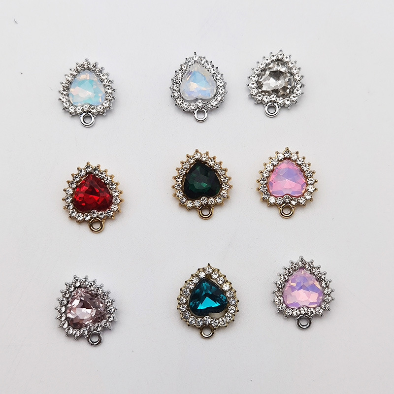 インスタイルラブ合金ラインストーンペンダントジュエリーアクセサリー diy ブレスレットペンダント衣類ギフトボックス装飾アクセサリー|undefined