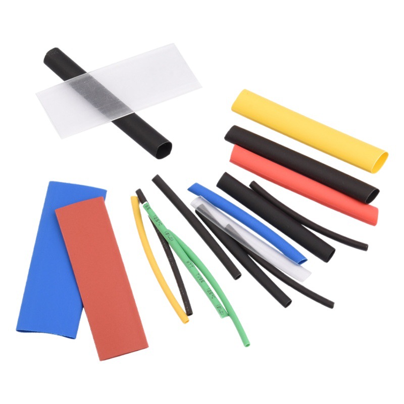 Tubo Termocontraíble de aislamiento manga cable de datos Cable de auriculares Reparación de cable de cuero roto cubierta protectora impermeable retráctil tubo manga electricista