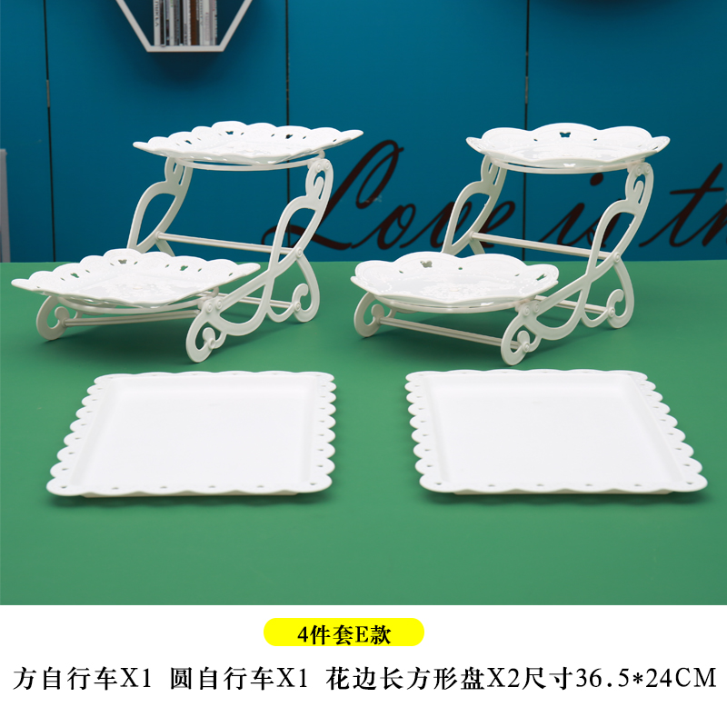 Fiesta de cumpleaños de postres estante de exhibición mesa de comida fría mesa de té bandeja de pasteles de bocadillos estante de postres de boda decoración