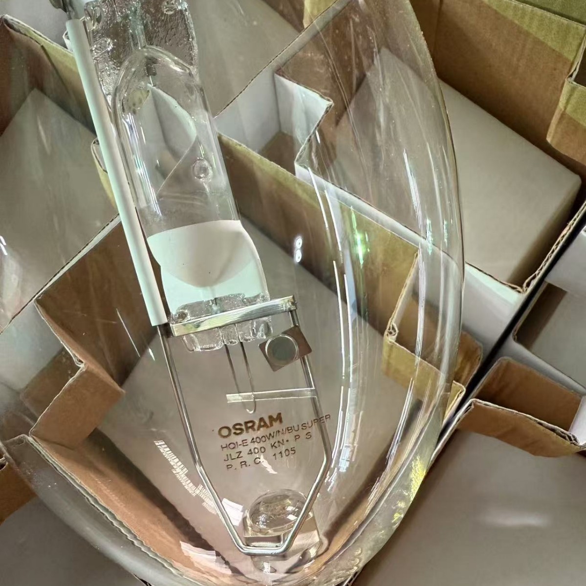 金卤灯泡 气体放电灯 欧司朗金卤灯400W  HQI-E 400W /N/S透明