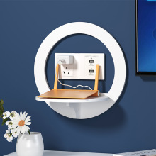 客厅免打孔机顶盒置物架家用路由器挂墙收纳架子壁挂式投影仪支架