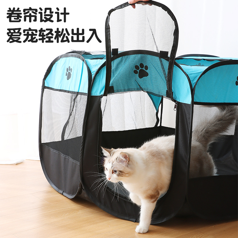 Transfronteriza octogonal para mascotas cerca de la tienda en stock perro que marcha colchón para mascotas semicerrado simple tienda al por mayor