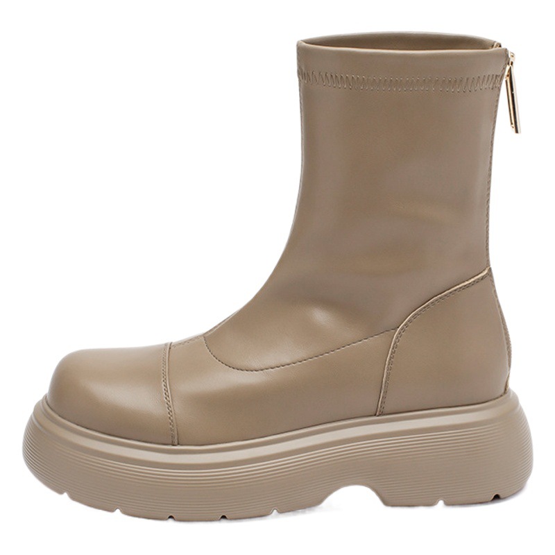 Botas Augusden Martin para Mujer, Estilo Casual Otoño 2026, Botines Chelsea, Botas Ajustadas de Primavera y Otoño