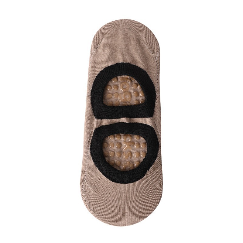 Calcetines de yoga antideslizantes profesionales, deportes de interior, calcetines de piso de fitness, calcetines de práctica de baile, calcetines sin espalda Pilates de verano