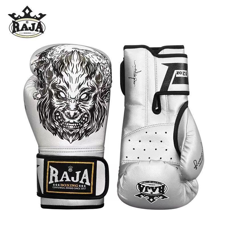 Rajaブランドボクシング散打トレーニング試合手袋格闘格闘成人男女ボクサー超繊維花色