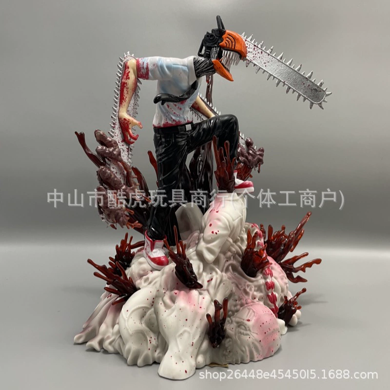 Статуэтка-сториборд «Chainsaw Man» Электрический демон-охотник Бочита, коробочная фигурка, ручная статуэтка, аниме-модель