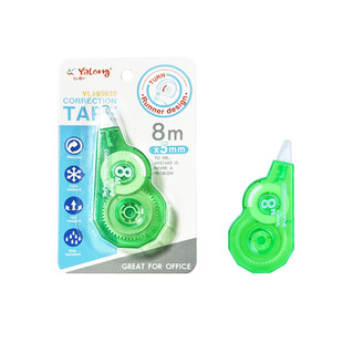 Yalong cross-border student wholesale high-quality correction supplies stationery 12m cute correction tape for students