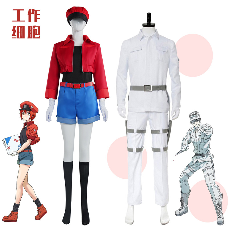 leukocyte erythrocyte cos clothing working cell cos leukocyte erythrocyte cosplay clothing men's and women's uniform leukocyte erythrocyte cos clothing working cell cos leukocyte erythrocyte cosplay clothing men's and women's uniform