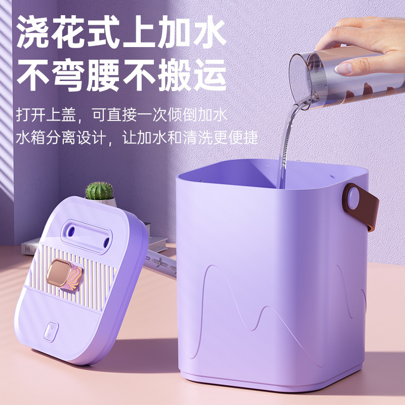 新品创意迷你USB加湿器大雾量双喷头式加湿器静音桌面车载办公室|undefined