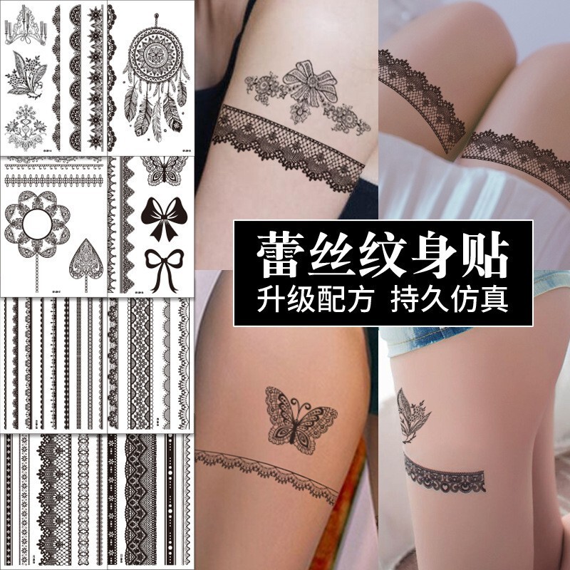 Temporary Tattoo Stickers with Hot Girl Designs for Women, Waterproof, Long-Lasting, Leg and Thigh Body Art, Graffiti Print Temporary Tattoo Stickers with Hot Girl Designs for Women, Waterproof, Long-Lasting, Leg and Thigh Body Art, Graffiti Print